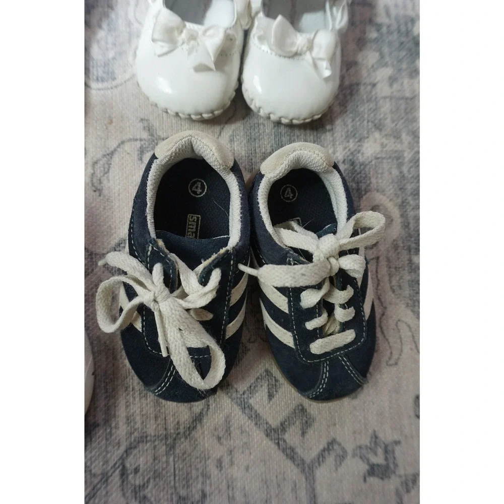 Carters Smartfit Toddler Shoe Bundle Mary Janes Sneakers Knit Flats Multi Size 4
